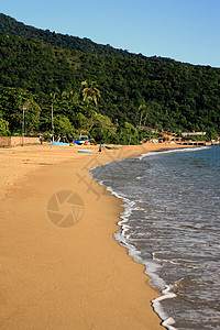 阿布拉奥海滩 亚涅罗州立巴西海滩地标名胜海域海洋风景旅行背景图片