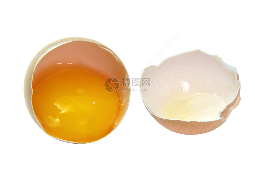 分离的碎蛋生活烹饪食物农场营养蛋白生长母鸡橙子蛋壳图片