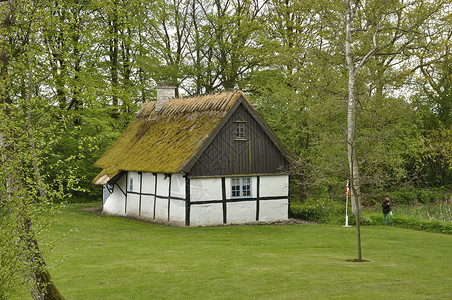 丹麦老房子泽兰史蒂文高清图片