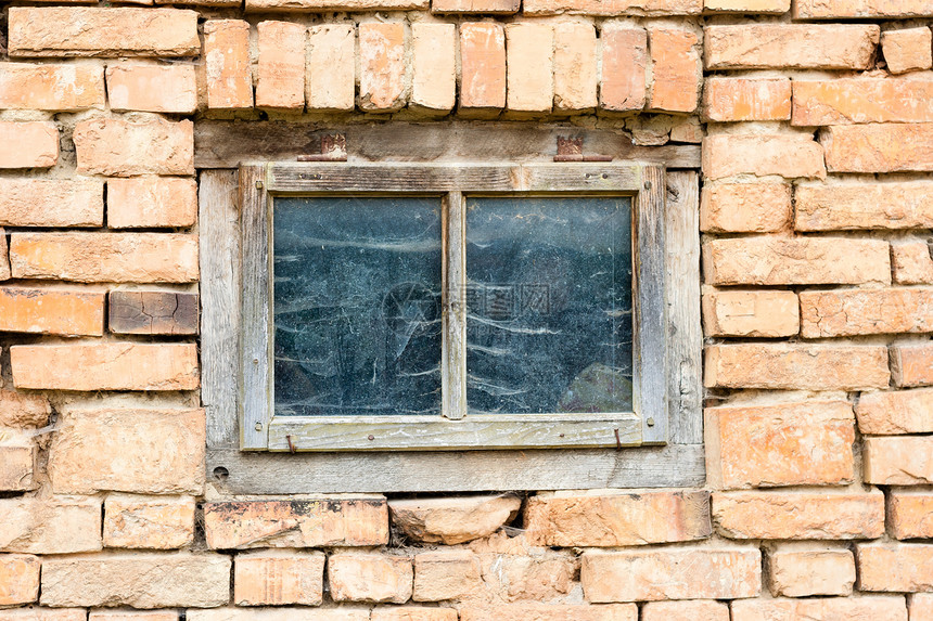 旧窗口棕色框架装饰窗户风格历史性木头古董石头玻璃图片