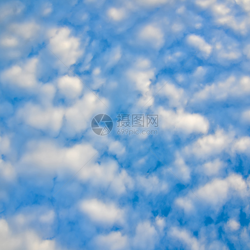 蓝色天空和白云白色气象空气风景阳光天气图片