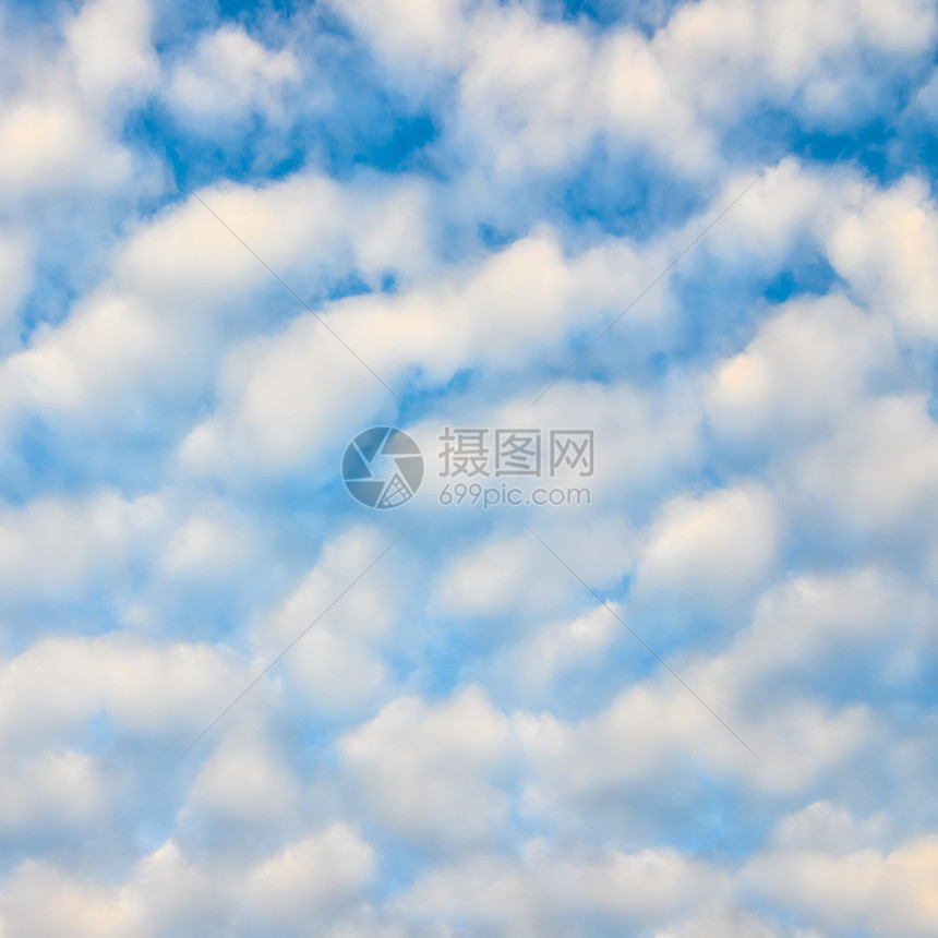 蓝色天空和白云风景空气天气阳光白色气象图片