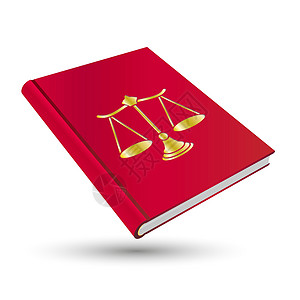 法律书籍教育文学公司电子书笔记本戒律页数立法裁判雕像插画