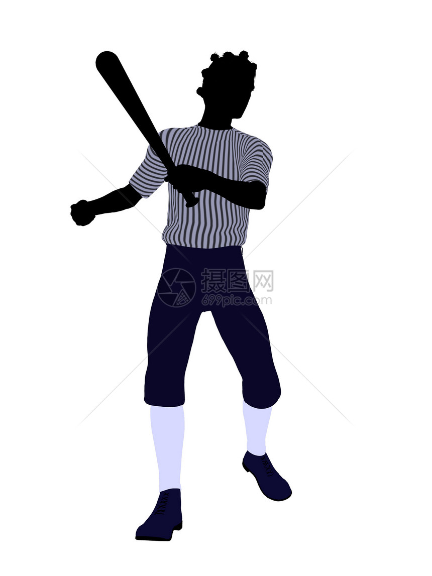 非裔美国棒球球手 I 说明 Silhouette男生蝙蝠插图游戏男人盘子运动男性剪影团队图片