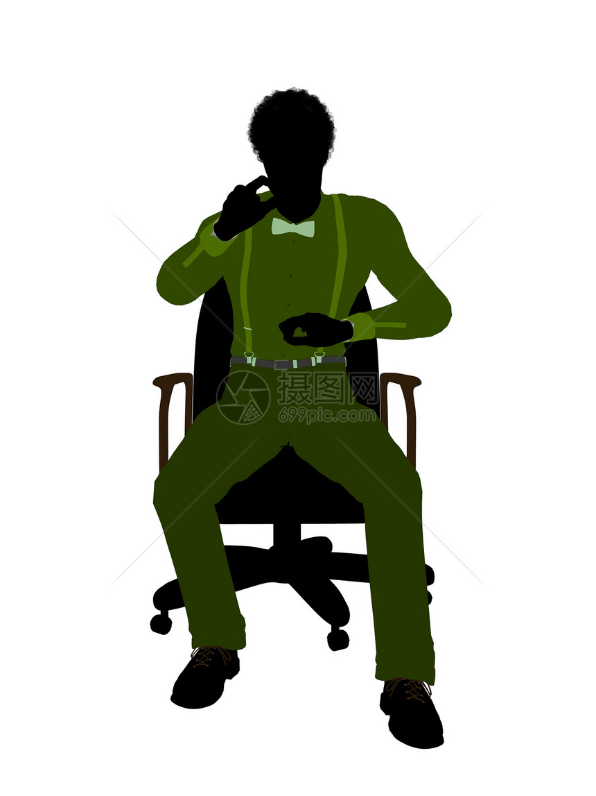 非裔美洲男性商业公司模拟周刊剪影一氧化碳办公室行政贵宾首席套装男人指挥老板图片