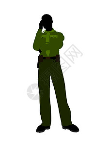 男性治安官艺术说明 Silhouette巡逻员徽章警察执法城市法律剪影警官男人治安背景图片