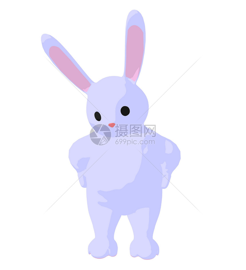 白兔兔子艺术说明插图卡通片艺术品小兔子香椿宝宝剪影剪贴图片
