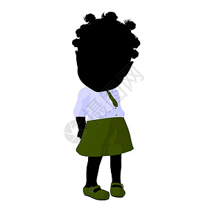 非裔美国女童儿童教育说明Silhouette图书知识二年级初中学校联谊会学院大学女性女孩背景图片