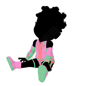 非裔美国小非洲太空艺术品女性小说艺术科幻电影插图漫游歌剧背景