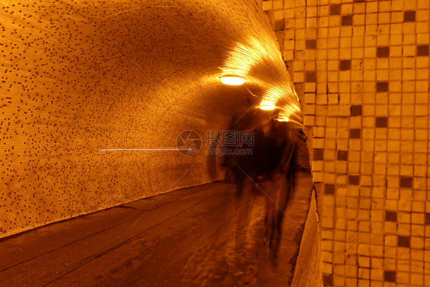 布达佩斯隧道旅行运动通道插图运输街道走廊交通速度技术图片