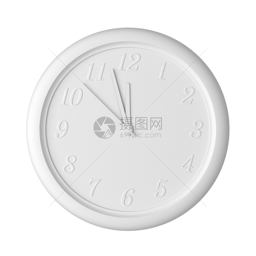 孤立时钟手表灰色白色概念速度小时倒数商业图片