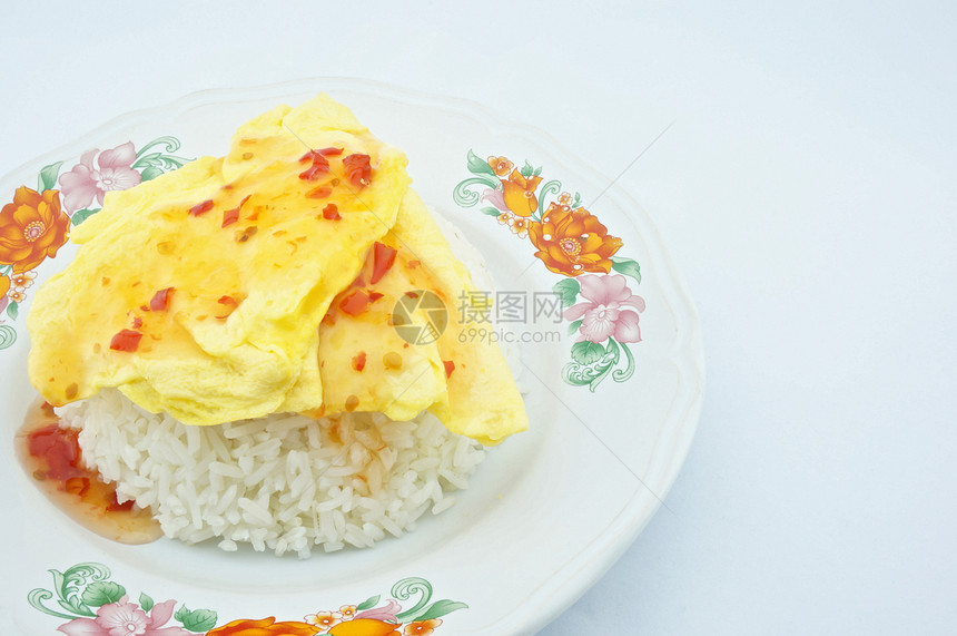 大米三角煎蛋卷图片