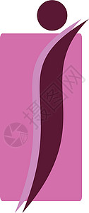 科伦峰妇女和女孩徽标图标设计图片