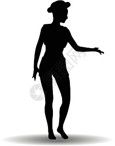 狐妖女孩身体圆圈漩涡艺术自由娱乐滚动跳跃夹子福利设计图片