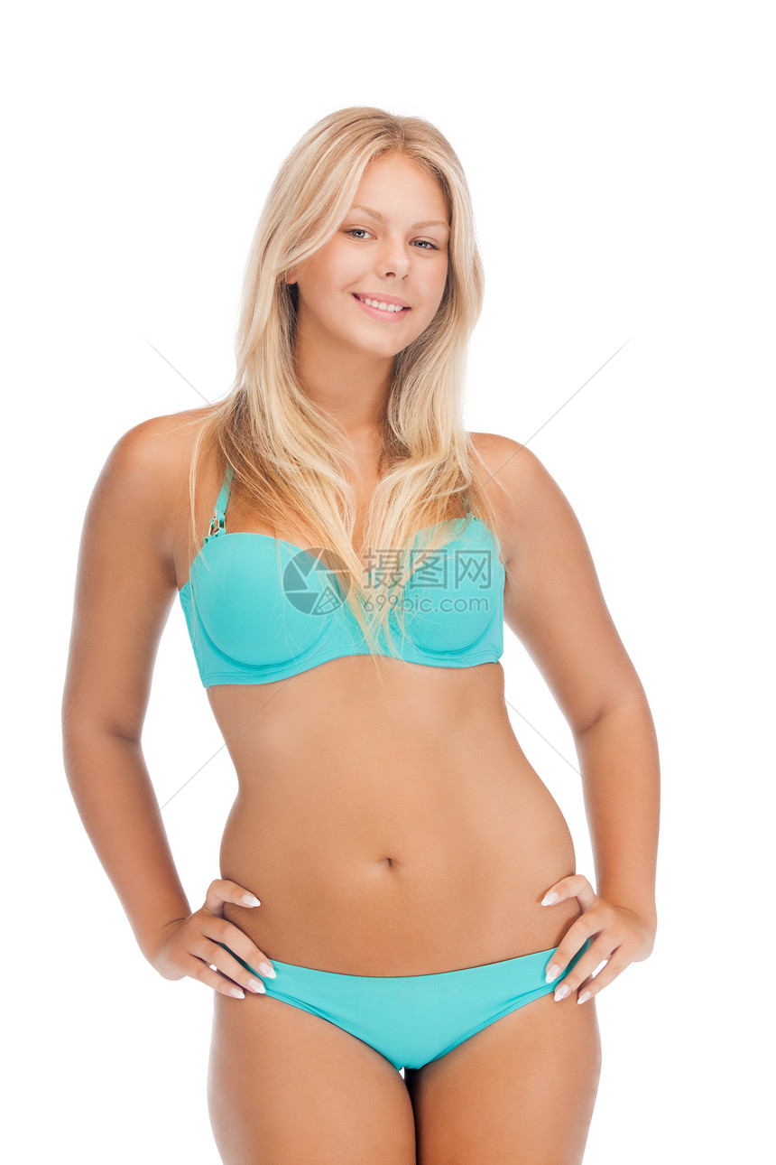 穿比基尼的美女棕褐色福利女性泳装身体青年海滩重量游泳衣肥胖图片