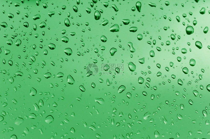 水滴数气泡反射液体墙纸金属涟漪天气宏观绿色图片