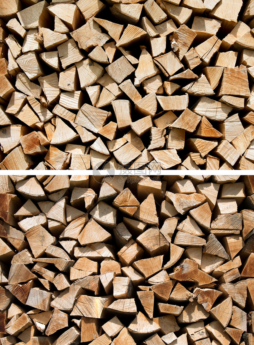 被粉碎的木柴坑环境材料植物季节木材库存壁炉国家林业能量图片