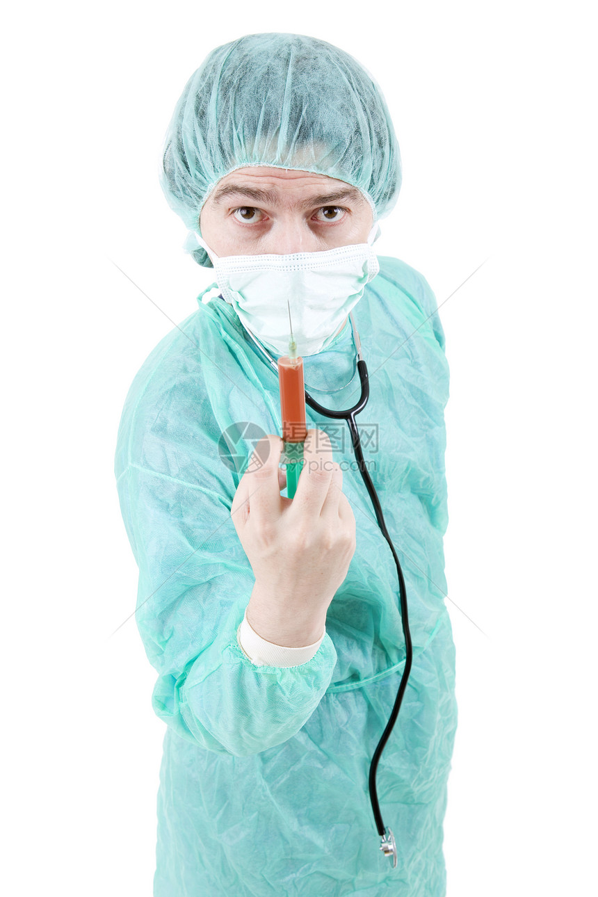 医生医师保健医疗护士工人职业卫生药品工作男性图片