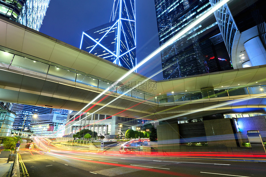 经由香港市中心的交通图片