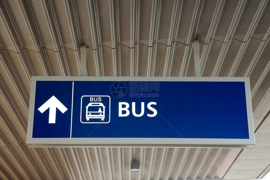 公交车牌号公交招牌旅行中心城市运输交通车站生态蓝色图片