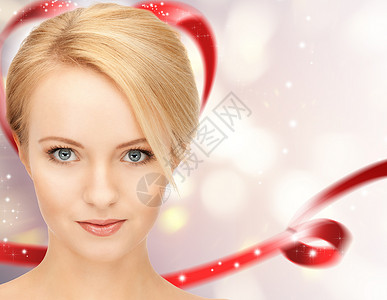 美丽美丽的妇女女孩容貌福利皮肤女性护理活力头发浪漫青年背景图片