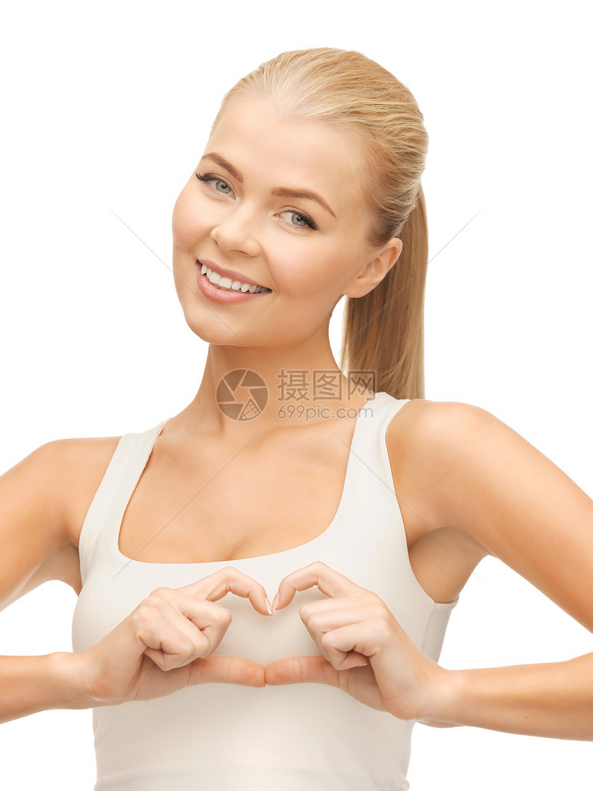 女性显示心脏形状的动作帮助女孩药品幸福卫生心脏病学胸部保健情怀诊所图片