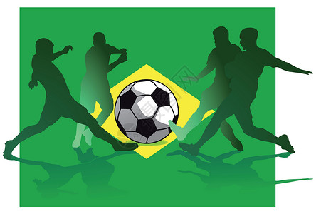 巴西世界杯背景图片