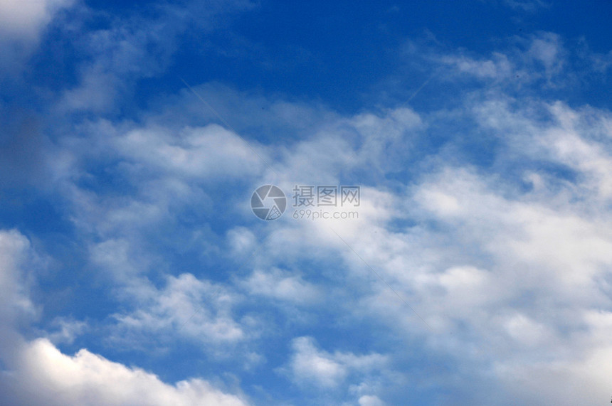 蓝天 白云和太阳天堂天空天气气象柔软度气候臭氧风景自由环境图片