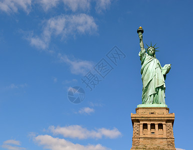 自由女神像  纽约市  05火炬自由地标自由女神历史性国家历史雕像背景图片