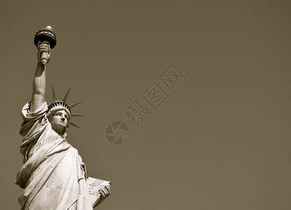 自由女神像  纽约市  33历史性雕像自由国家地标历史自由女神火炬背景图片