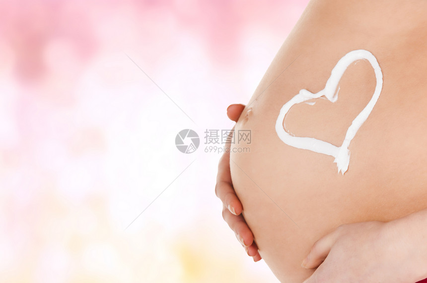 怀孕妇女腹部洗剂压痛母亲保湿产妇皮肤身体卫生分数孩子图片