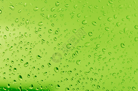 水滴数宏观墙纸液体绿色背景图片