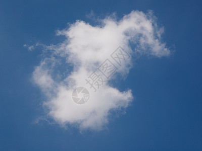蓝蓝天空太阳天气材料多云晴天白色背景图片