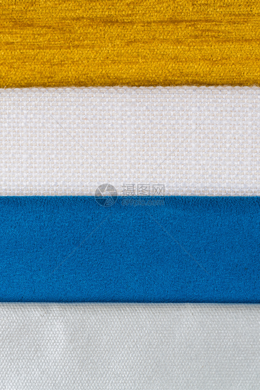 多色织物纹理样品纤维质量纬线手工装潢纺织品材料样本装饰蓝色图片