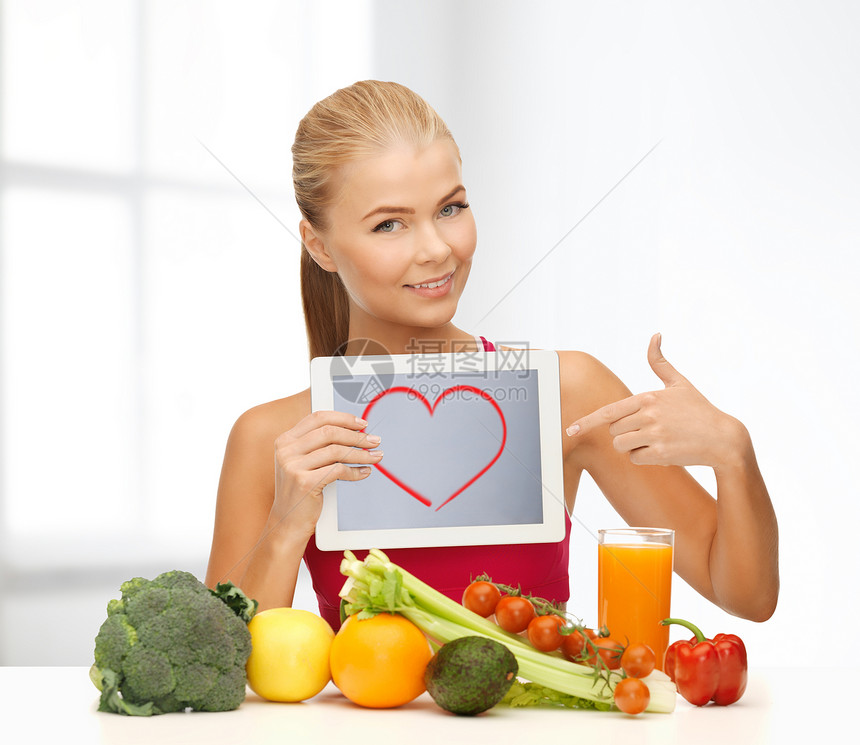 含水果 蔬菜和石片的女子c手指食谱女孩房间厨房食物程序减肥维生素女士图片