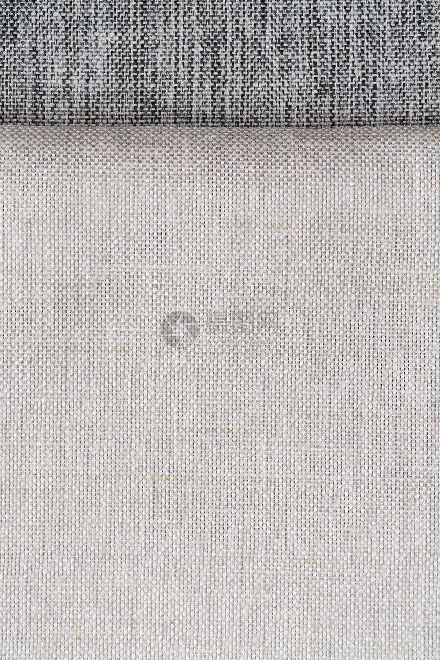 白色结构纹理抹布亚麻帆布宏观纤维状编织黄麻床单纤维织物图片