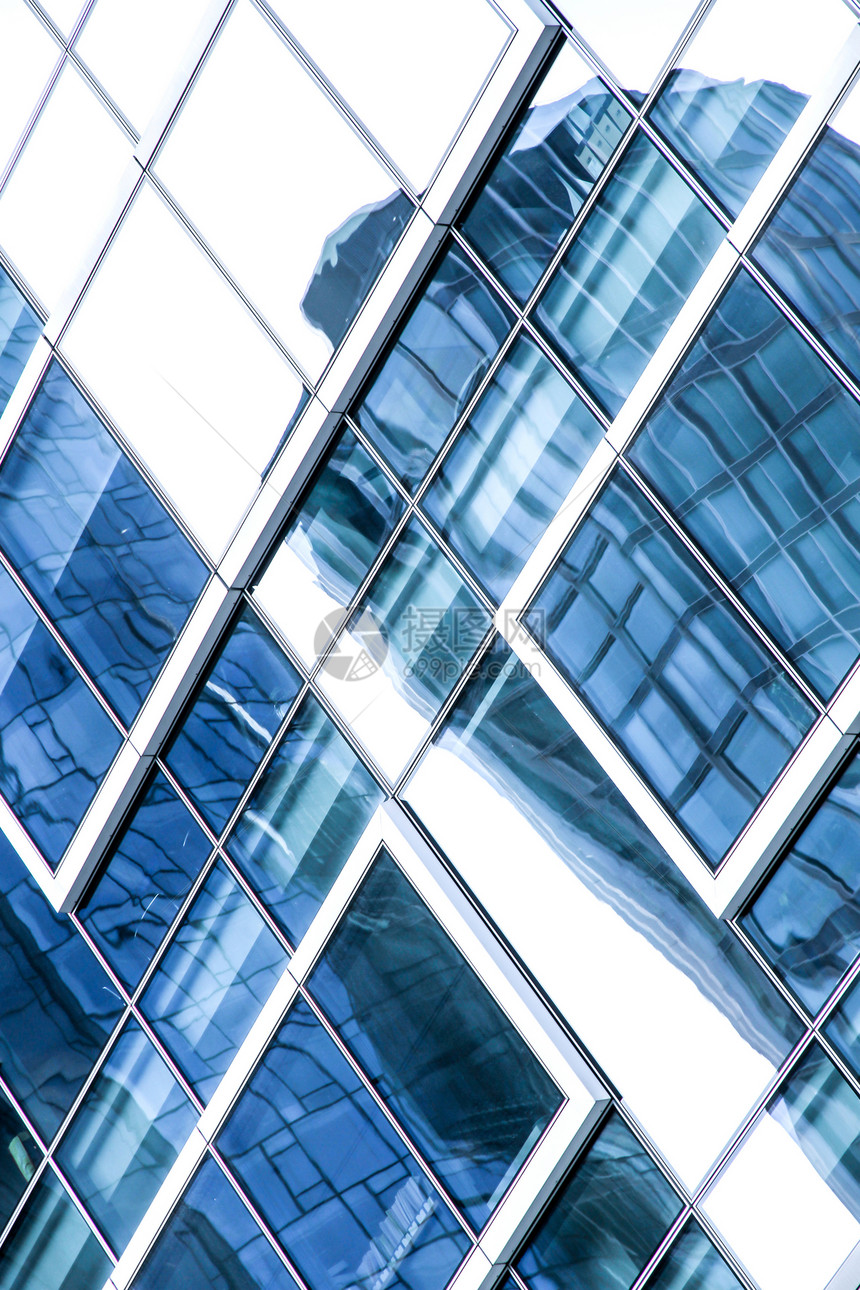 法兰克福的现代建筑城市金融银行商业首都高楼摩天大楼反射地标生长图片