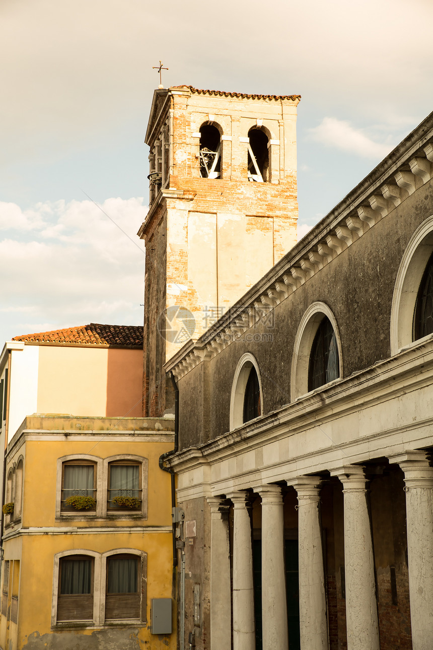 威尼斯的历史建筑纪念碑窗户建筑学历史性风格观光地标房地产旅游城市图片