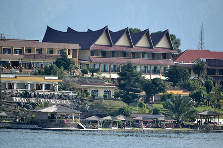 豪华小屋酒店别墅棉兰房子旅行财产大厦建筑学背景