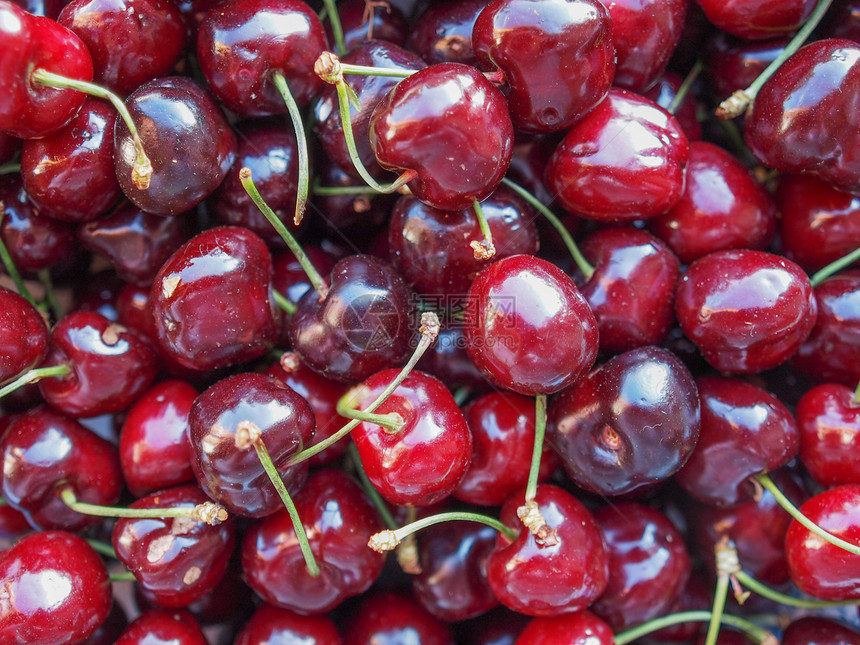 樱桃果饮食红色营养水果食物健康美食图片