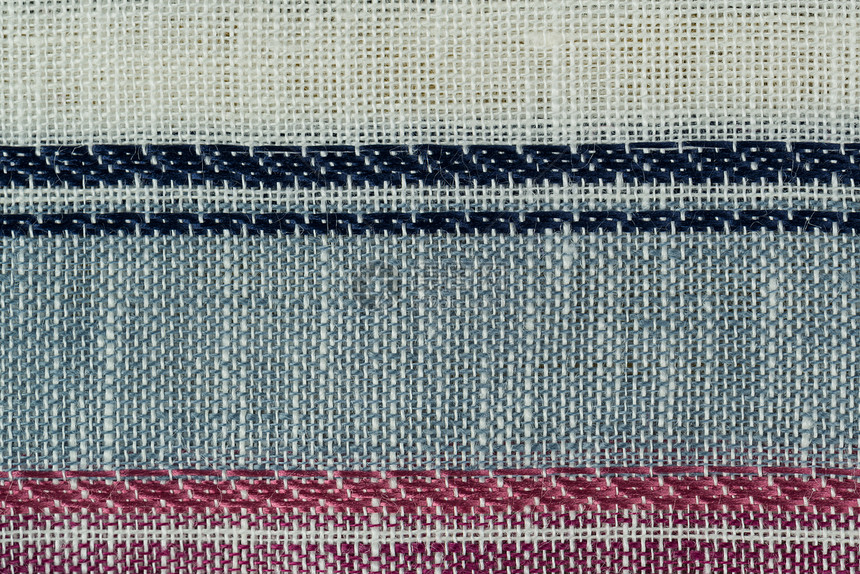 多色织物纹理样品风格彩虹目录材料纬线蓝色纺织品帆布装饰纤维图片