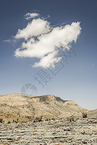 贾巴尔阿曼旅行沙漠地质学峡谷探索丘陵踪迹天空骨折旱谷背景