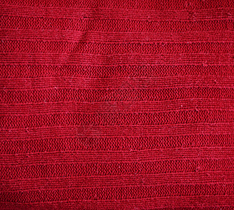 编织结构针织手工红色条纹羊毛背景图片