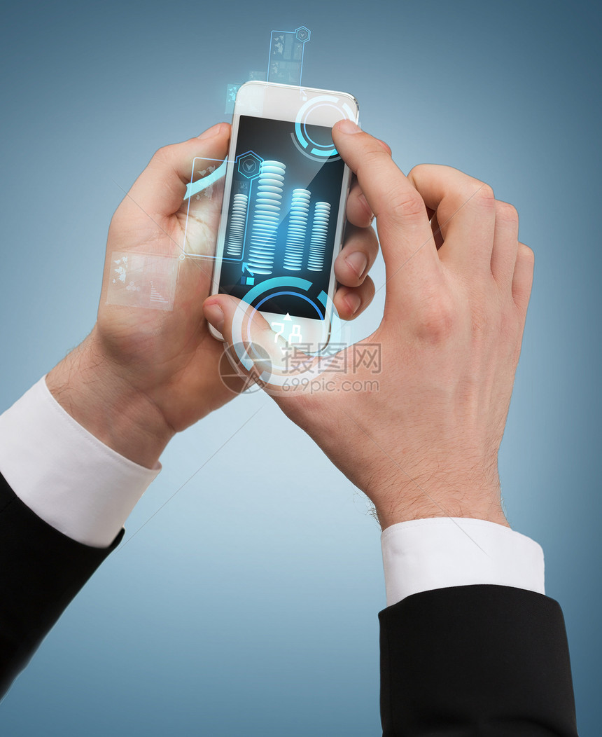商业商智能手机触摸屏幕商业网络电话互联网展示通讯器虚拟技术上网触摸屏图片