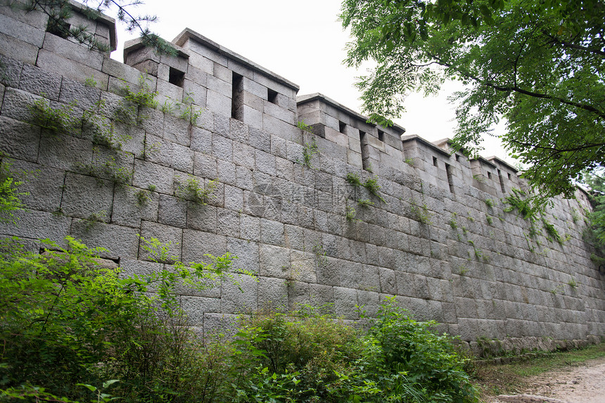 首尔堡墙图片