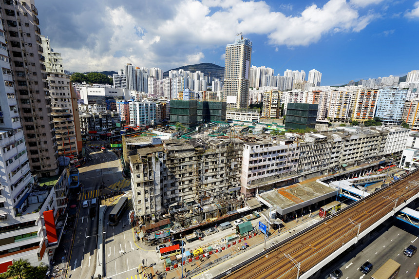 香港日 昆东分流天空日落建筑学景观办公室工作旅游反射商业旅行图片