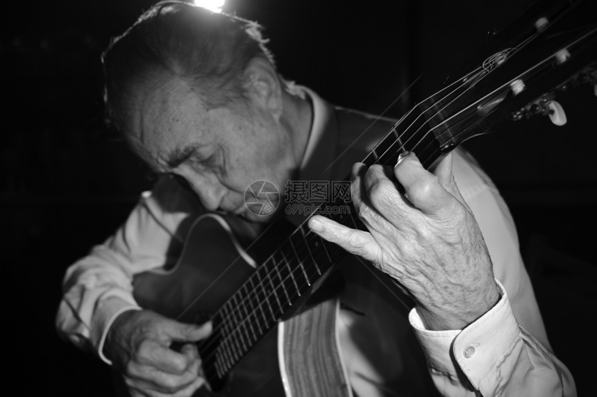 旧吉他手声学古典音乐音乐蓝调年龄演员人类乐器娱乐祖父图片