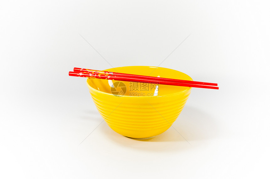 碗和筷子制品厨房白色面条红色食物陶瓷图片