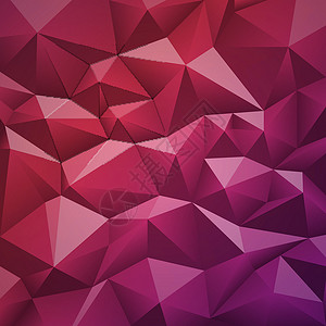 抽象几何背景三角形红色多边形紫色墙纸插图钻石背景图片