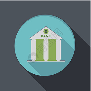 设计平板的银行金融图标圆圈网站导航蓝色电脑纽扣公司图标集下载市场背景图片